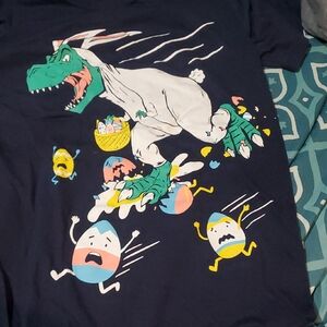 Place Black Graphic Tee with White Logo